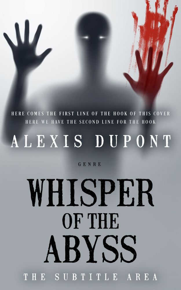 Front view of Manatee #14838 - Premade Horror Book Cover | BookCoverZone