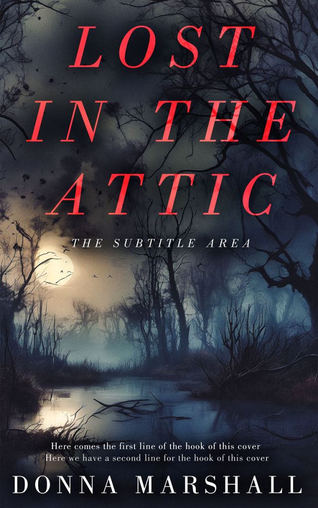 Front view of Charade #14957 - Premade Mystery & Thriller & Suspense Book Cover | BookCoverZone