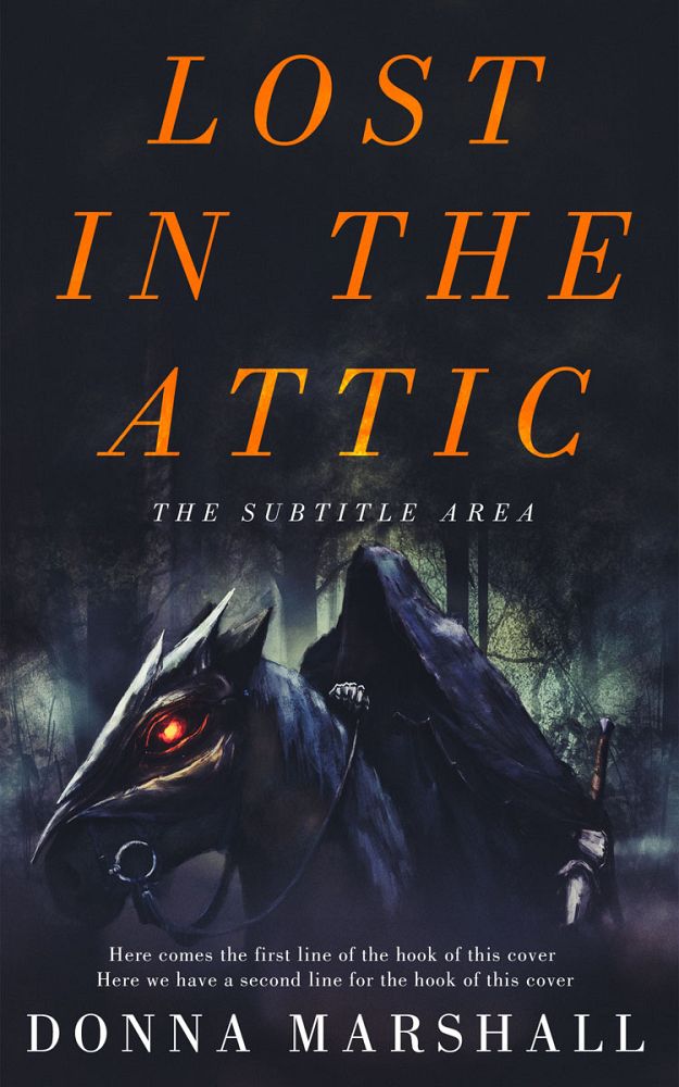 Front view of Charade #14960 - Premade Fantasy Book Cover | BookCoverZone