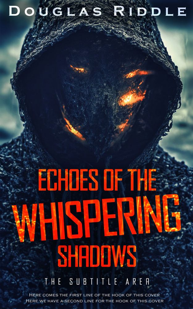 Front view of Ebony #15006 - Premade Mystery & Thriller & Suspense Book Cover | BookCoverZone