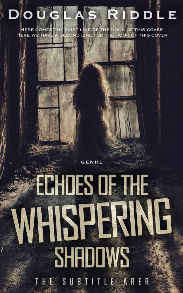 Front view of Heathered Gray #15007 - Premade Mystery & Thriller & Suspense Book Cover | BookCoverZone