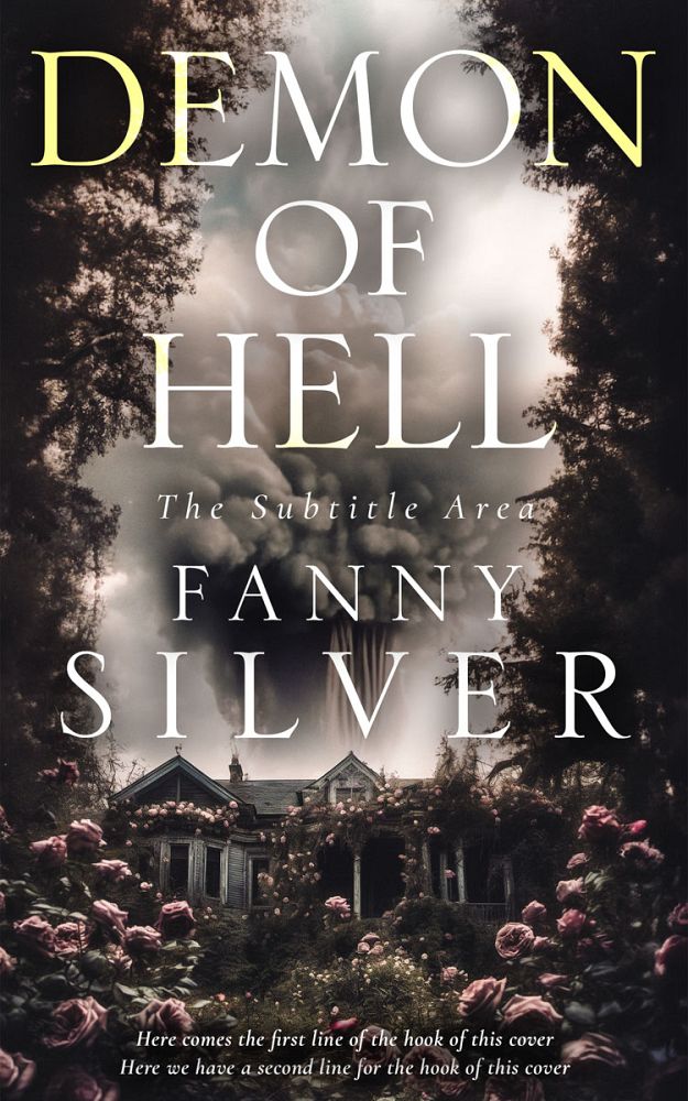 Front view of Thunder #15012 - Premade Horror Book Cover | BookCoverZone