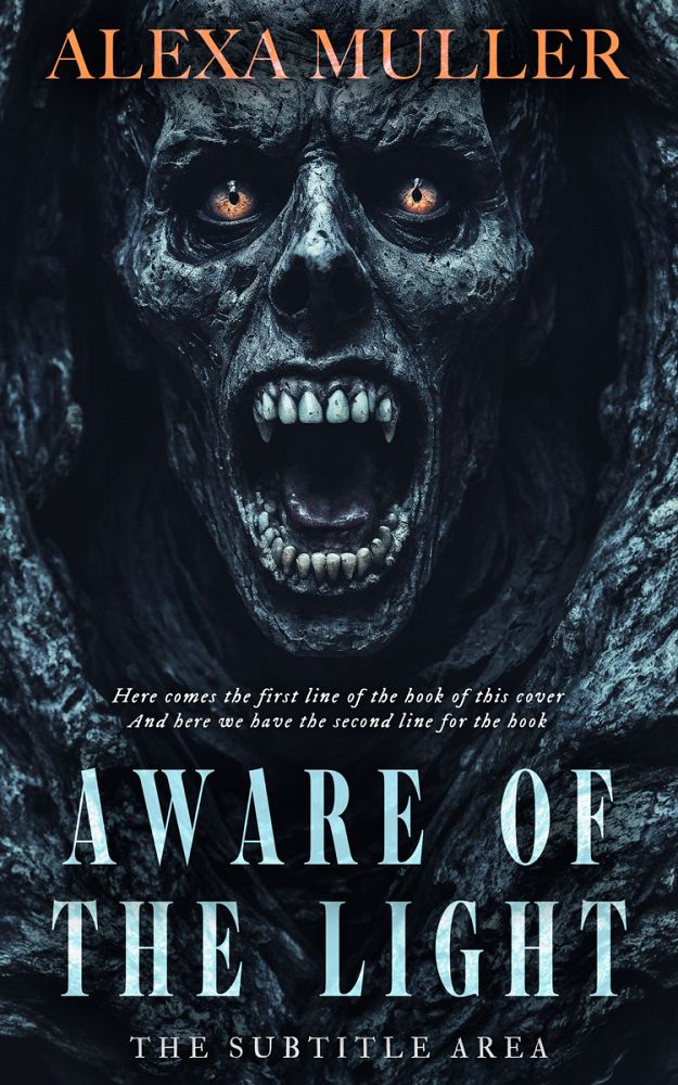 Front view of Bunker #15061 - Premade Horror Book Cover | BookCoverZone