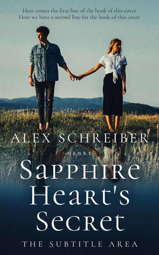 Front view of Green Spring #15178 - Premade Romance Book Cover | BookCoverZone