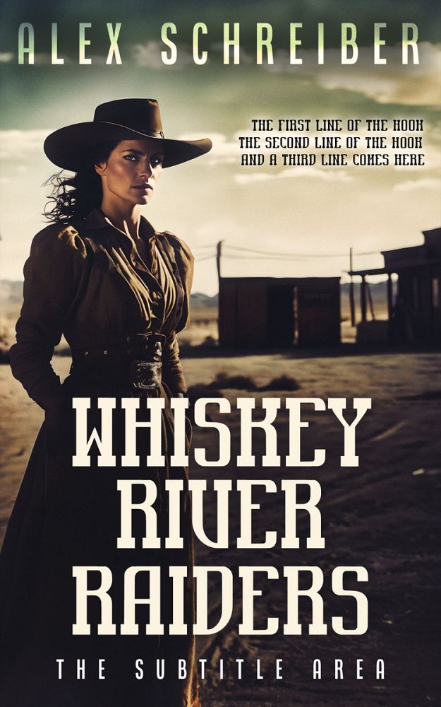 Front view of Dune #15342 - Premade Action & Adventure Book Cover | BookCoverZone