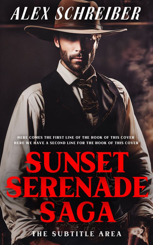 Front view of Chestnut Rose #15387 - Premade Action & Adventure Book Cover | BookCoverZone