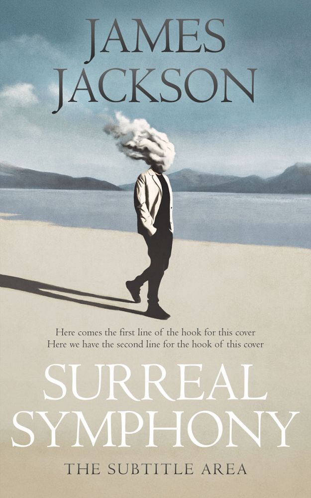 Front view of Green Spring #15513 - Premade Abstract Book Cover | BookCoverZone