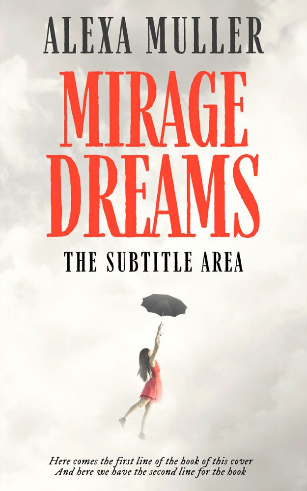 Front view of Green White #15596 - Premade Abstract Book Cover | BookCoverZone