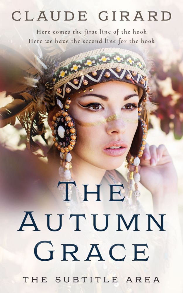 Front view of Pearl Bush #15808 - Premade Travel Book Cover | BookCoverZone