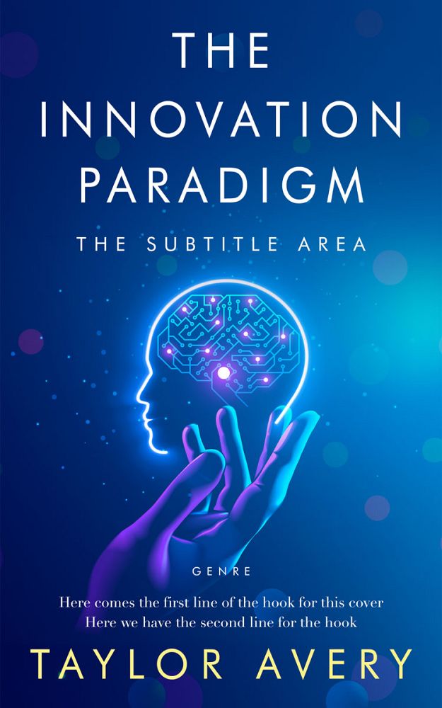 Front view of Catalina Blue #15871 - Premade Science Fiction Book Cover | BookCoverZone