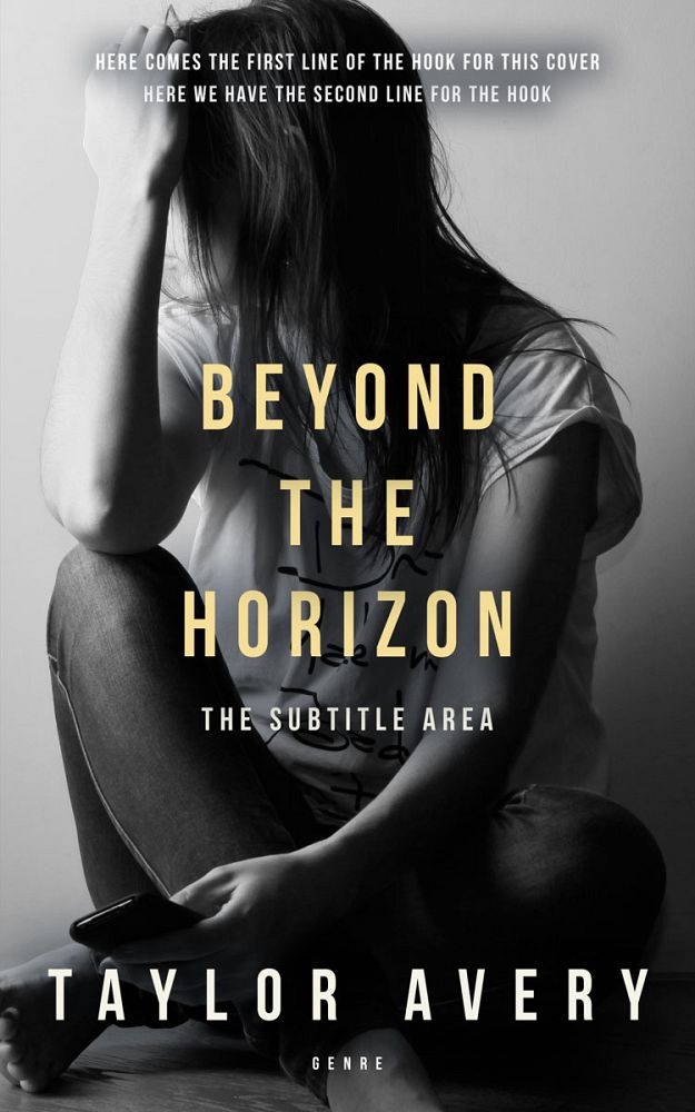 Front view of Mist Gray #15904 - Premade Teen & Young Adult Book Cover | BookCoverZone
