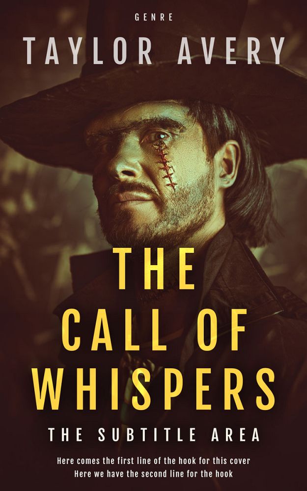 Front view of Eclipse #15909 - Premade Horror Book Cover | BookCoverZone