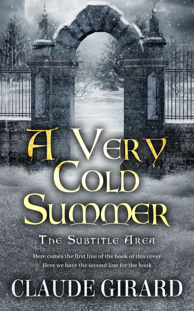 Front view of Abbey #15930 - Premade Fantasy Book Cover | BookCoverZone