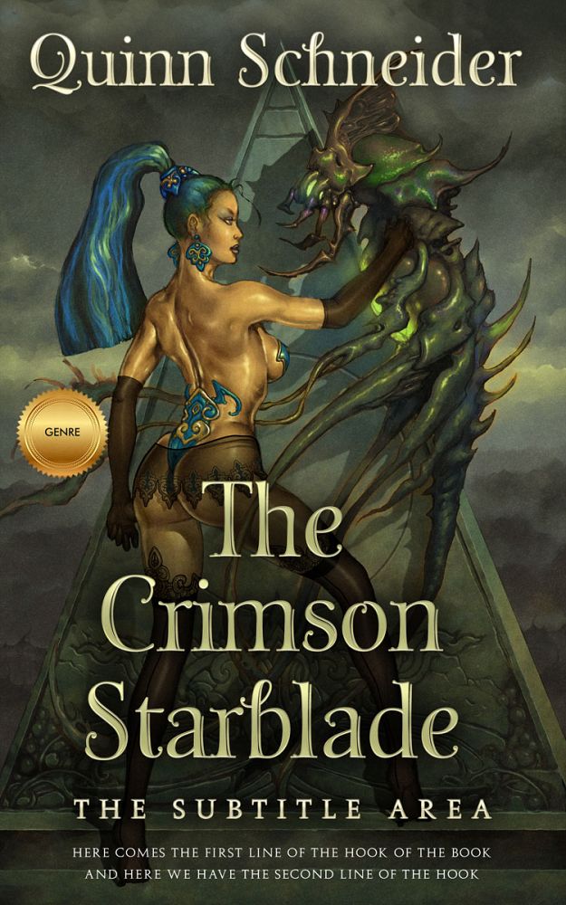 Front view of Rangitoto #15937 - Premade Science Fiction Book Cover | BookCoverZone