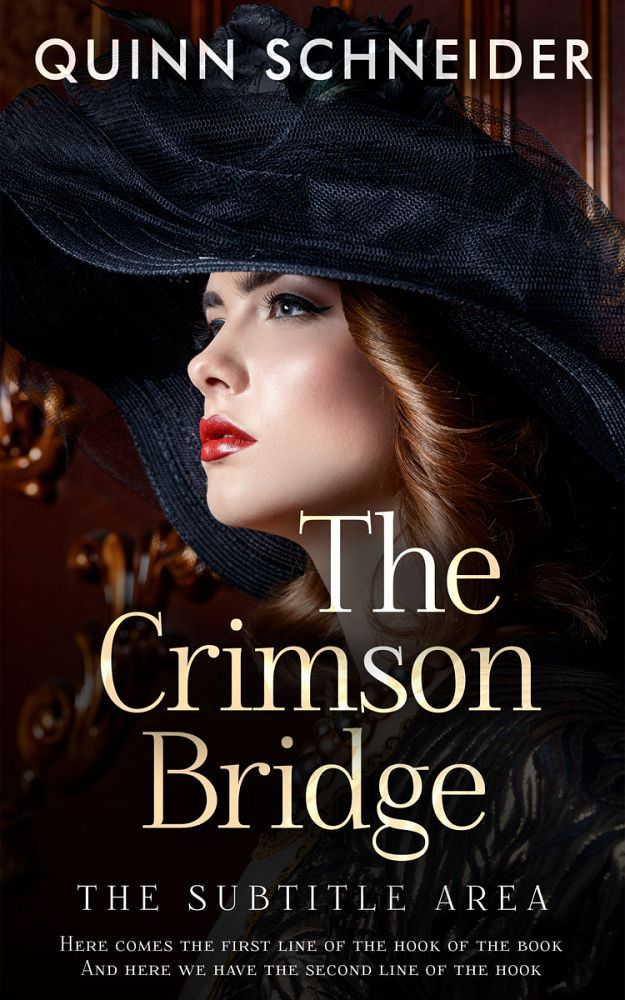 Front view of Cocoa Brown #15971 - Premade Historical Book Cover | BookCoverZone