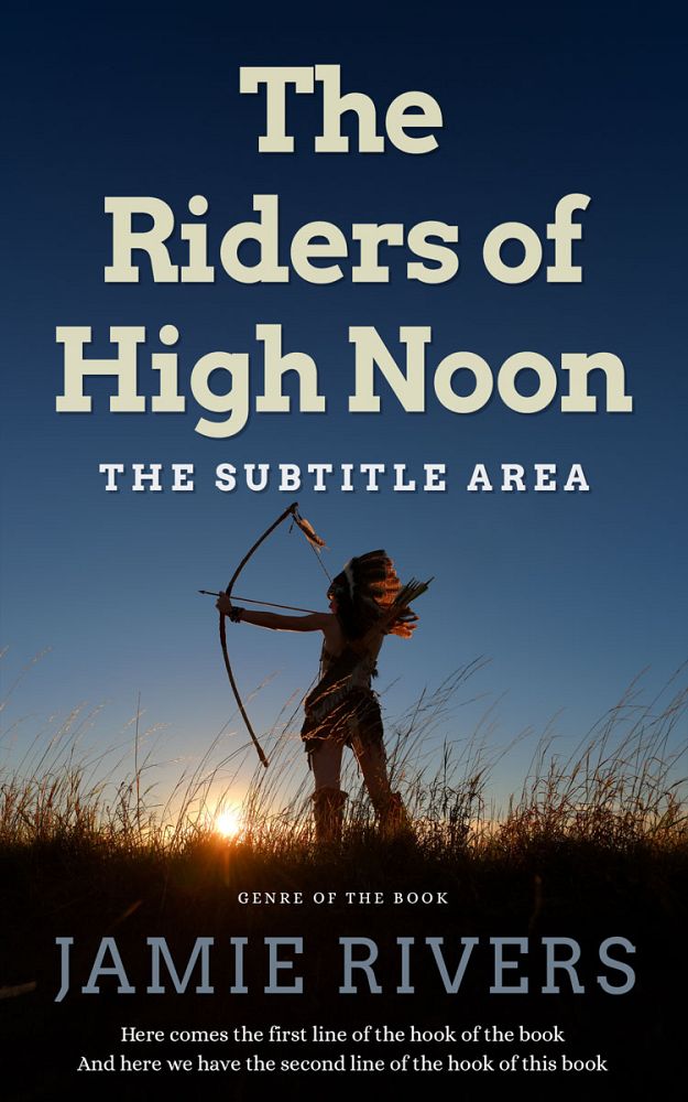 Front view of Mirage #15977 - Premade Action & Adventure Book Cover | BookCoverZone