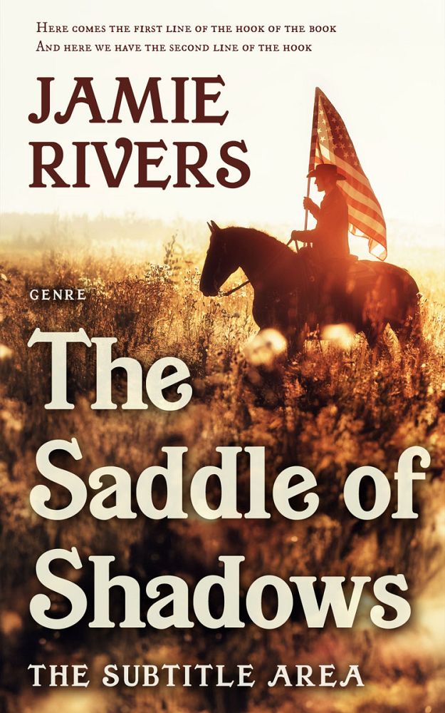 Front view of Tamarind #15984 - Premade Western Book Cover | BookCoverZone