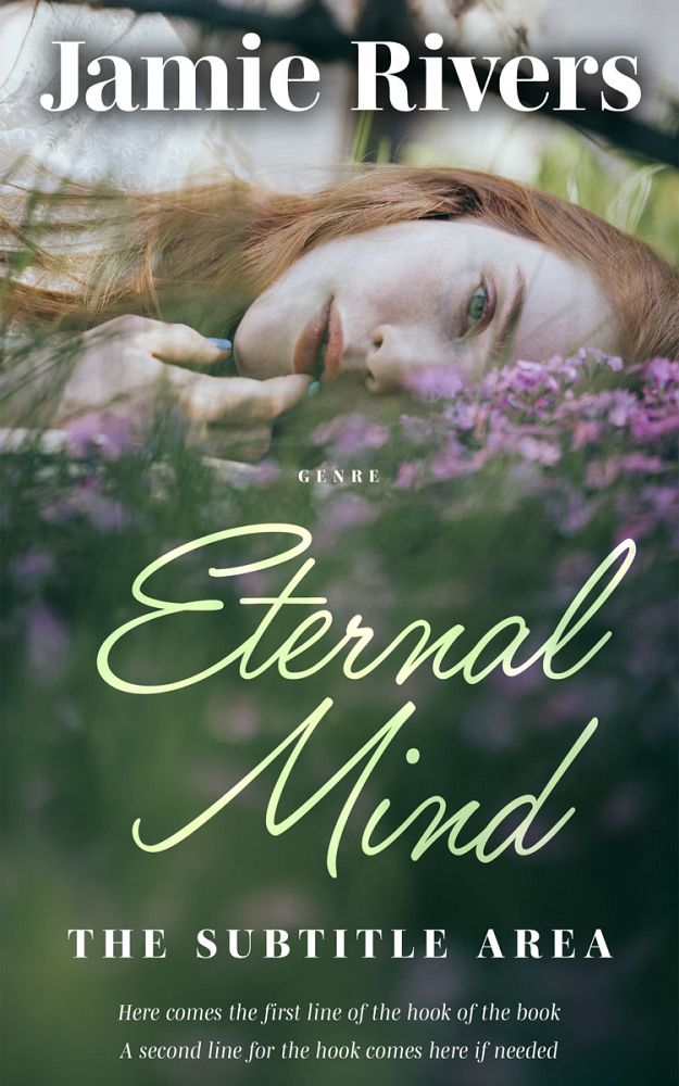 Front view of Lunar Green #16114 - Premade Teen & Young Adult Book Cover | BookCoverZone