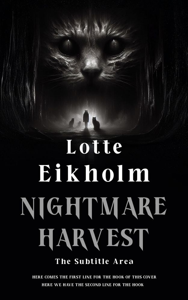 Front view of Cod Gray #16239 - Premade Horror Book Cover | BookCoverZone