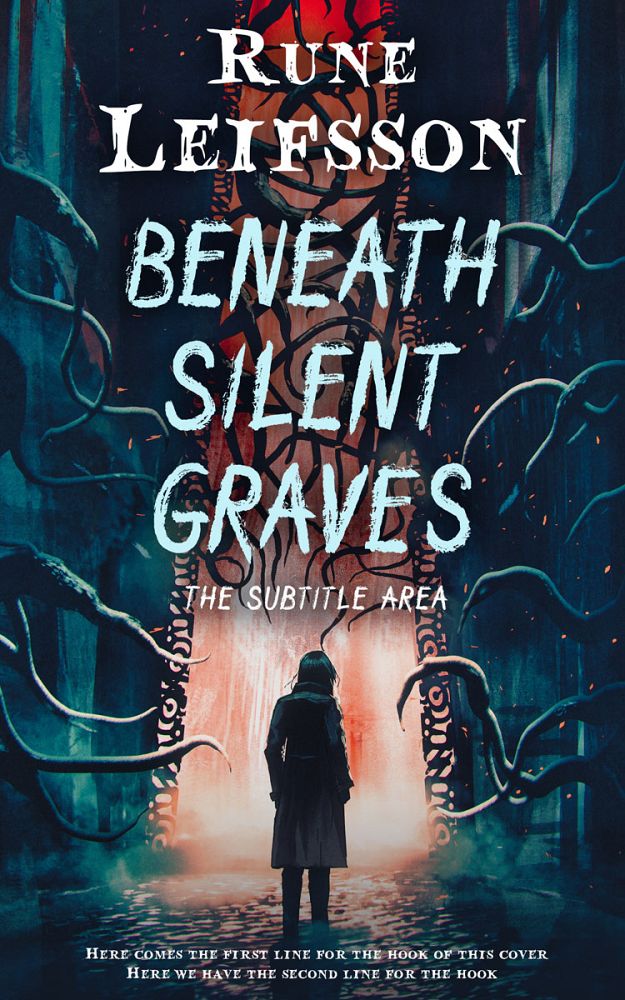 Front view of Gable Green #16246 - Premade Horror Book Cover | BookCoverZone