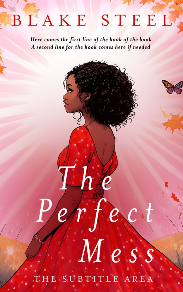 Front view of Beauty Bush #16270 - Premade Chick Lit Book Cover | BookCoverZone