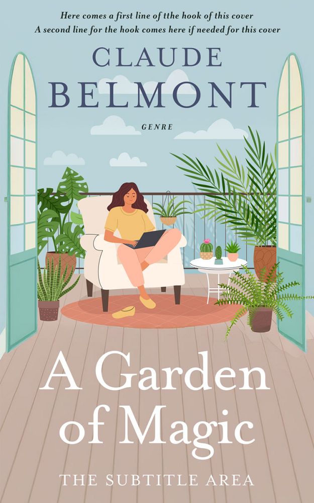 Front view of Kangaroo #16308 - Premade Chick Lit Book Cover | BookCoverZone