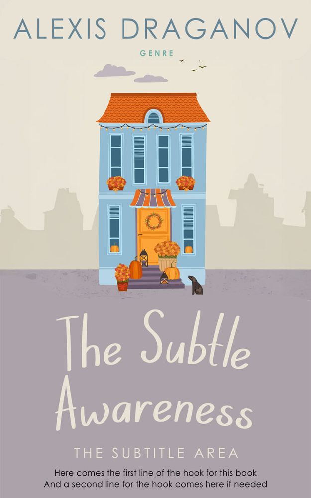 Front view of Cloud #16364 - Premade Chick Lit Book Cover | BookCoverZone