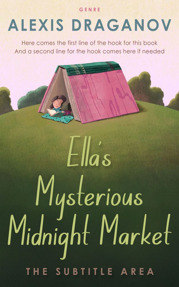 Front view of Oyster Pink #16371 - Premade Fantasy Book Cover | BookCoverZone