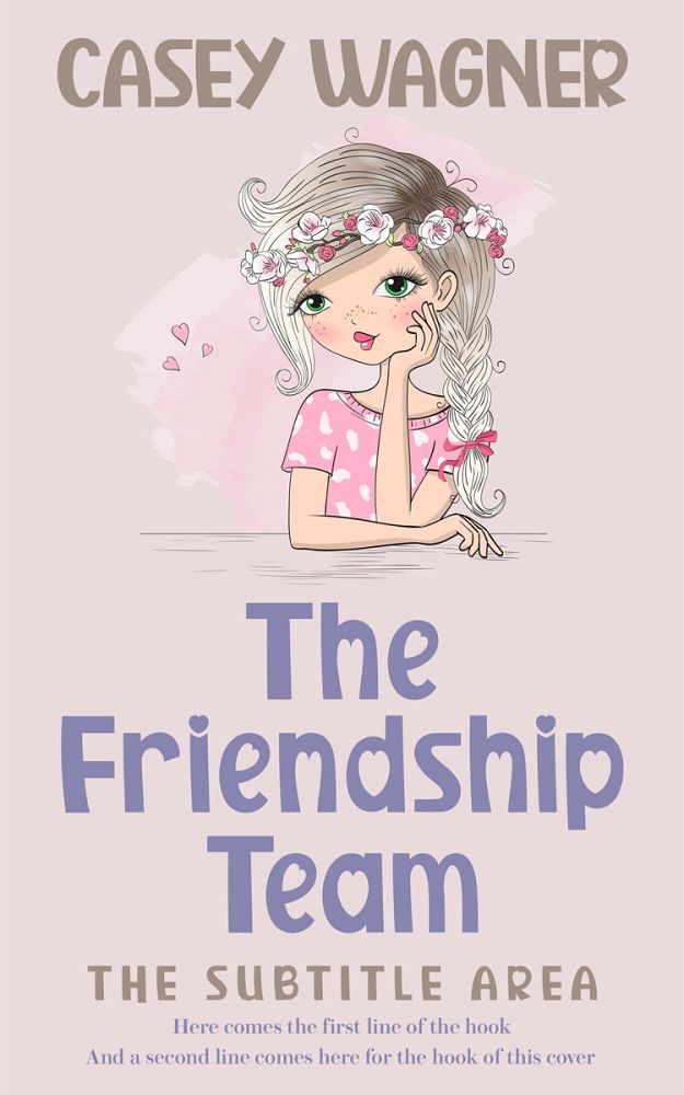 Front view of Bizarre #16445 - Premade Chick Lit Book Cover | BookCoverZone