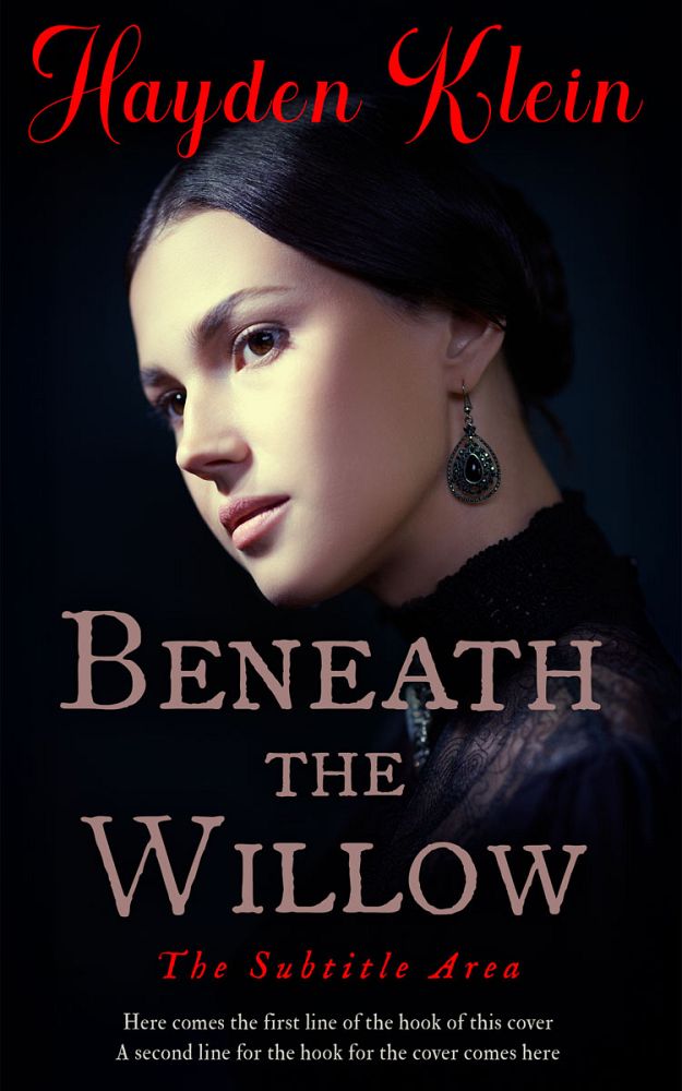 Front view of Old Rose #16484 - Premade Mystery & Thriller & Suspense Book Cover | BookCoverZone