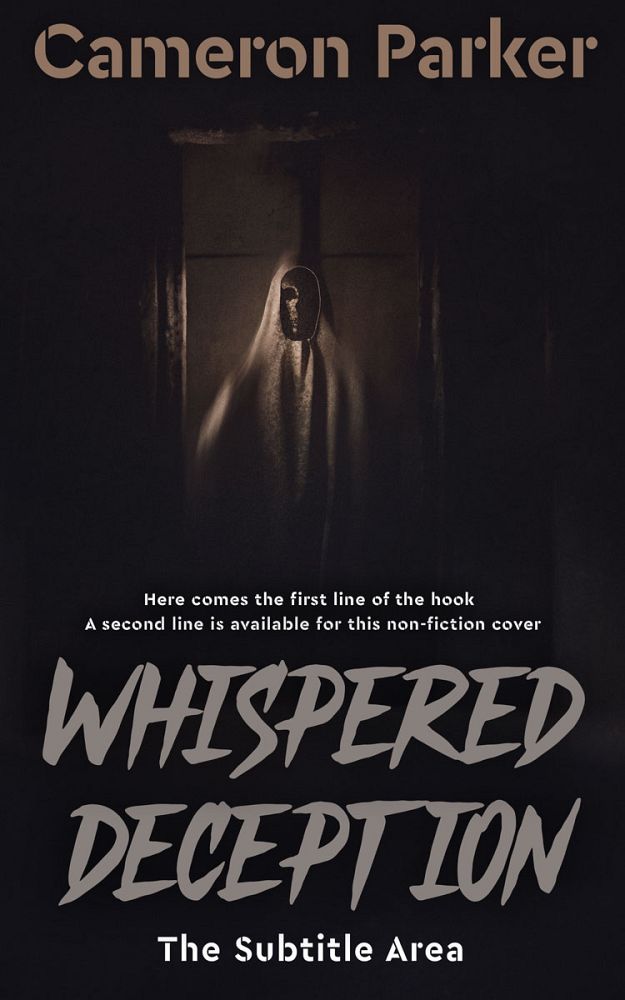 Front view of Cod Gray #16596 - Premade Horror Book Cover | BookCoverZone