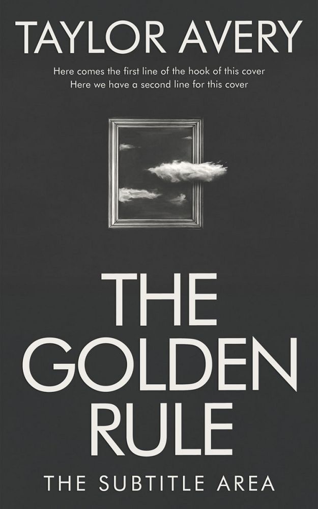 Front view of Lunar Green #17021 - Premade Abstract Book Cover | BookCoverZone