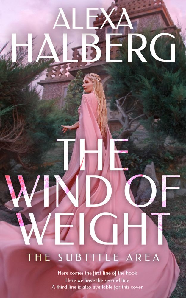 Front view of Copper Rose #17055 - Premade Fantasy Book Cover | BookCoverZone