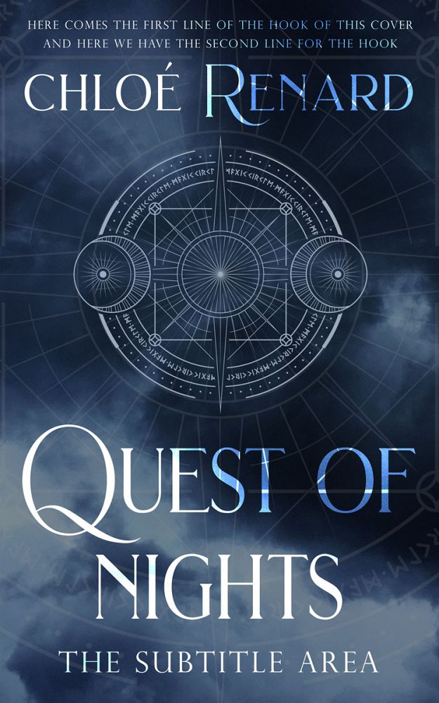 Front view of Cloud Burst #17097 - Premade Fantasy Book Cover | BookCoverZone