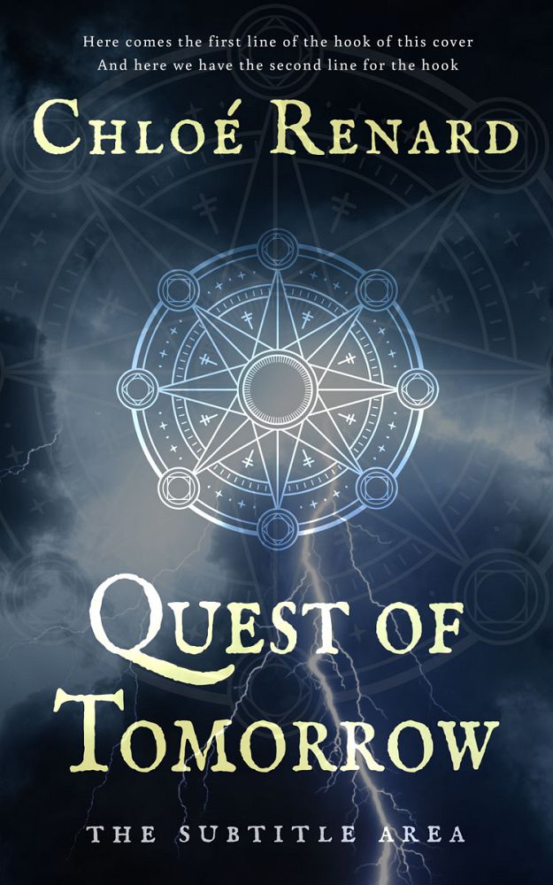 Front view of Mirage #17099 - Premade Fantasy Book Cover | BookCoverZone
