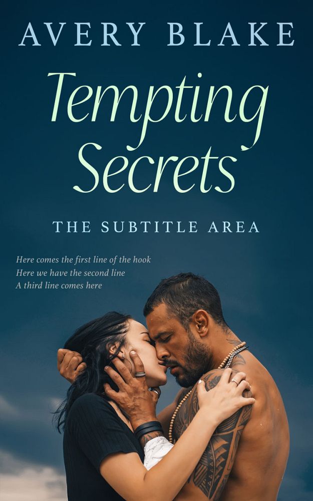 Front view of Nile Blue #17222 - Premade Erotica Book Cover | BookCoverZone