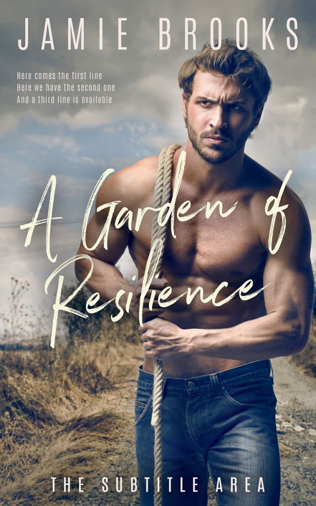 Front view of Natural Gray #17252 - Premade Western Book Cover | BookCoverZone