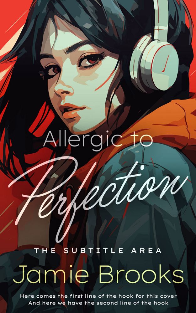 Front view of Old Rose #17262 - Premade Teen & Young Adult Book Cover | BookCoverZone