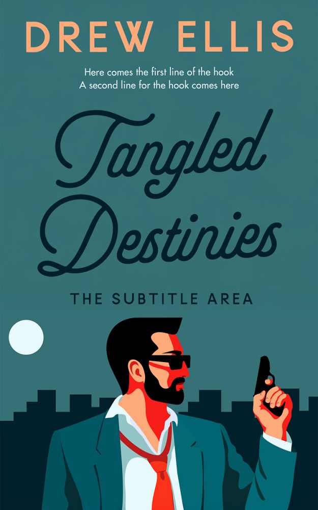 Front view of Ming #17288 - Premade Mystery & Thriller & Suspense Book Cover | BookCoverZone