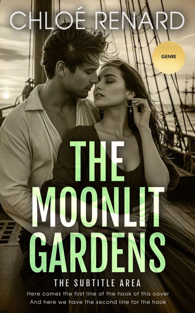 Front view of Oil #17332 - Premade Romance Book Cover | BookCoverZone