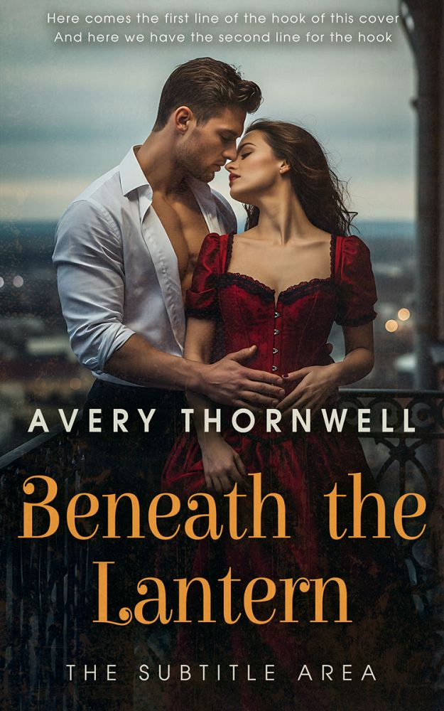 Front view of Heathered Gray #17352 - Premade Romance Book Cover | BookCoverZone