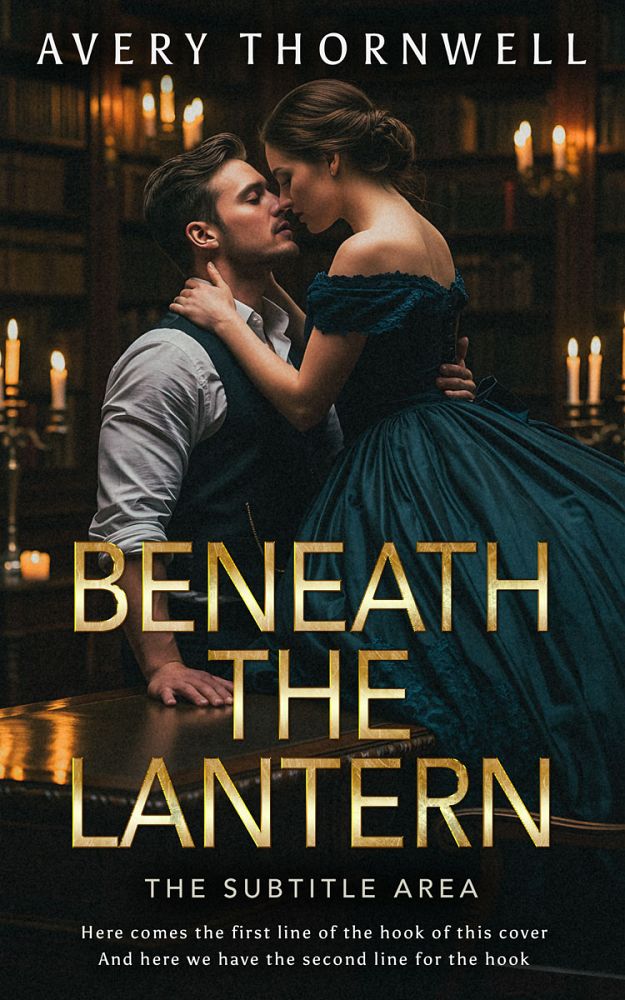 Front view of Log Cabin #17358 - Premade Romance Book Cover | BookCoverZone