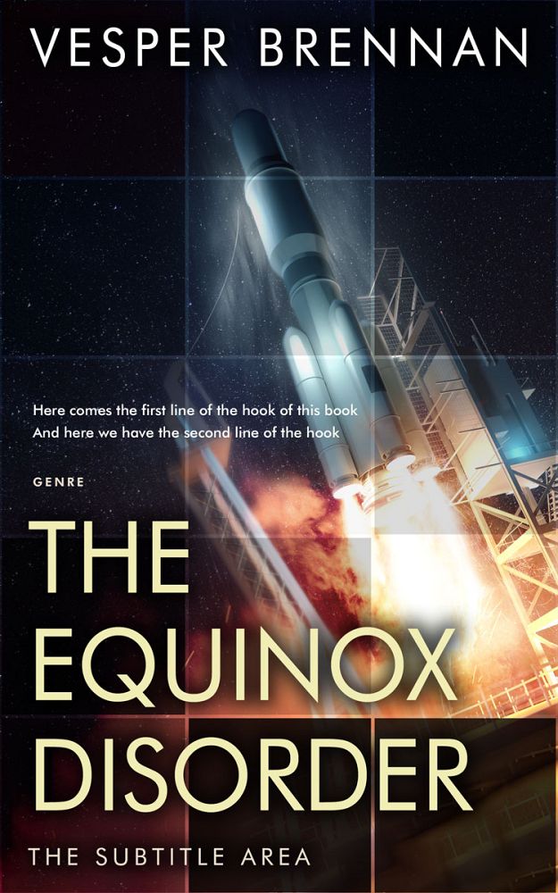 Front view of Cameo #20022 - Premade Science Fiction Book Cover | BookCoverZone