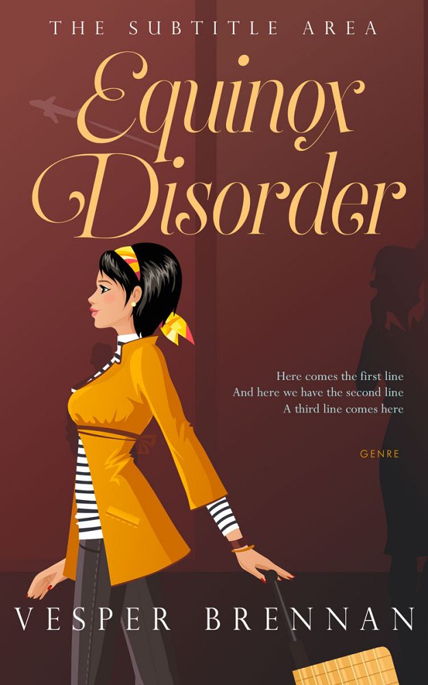 Front view of Buccaneer #20041 - Premade Chick Lit Book Cover | BookCoverZone