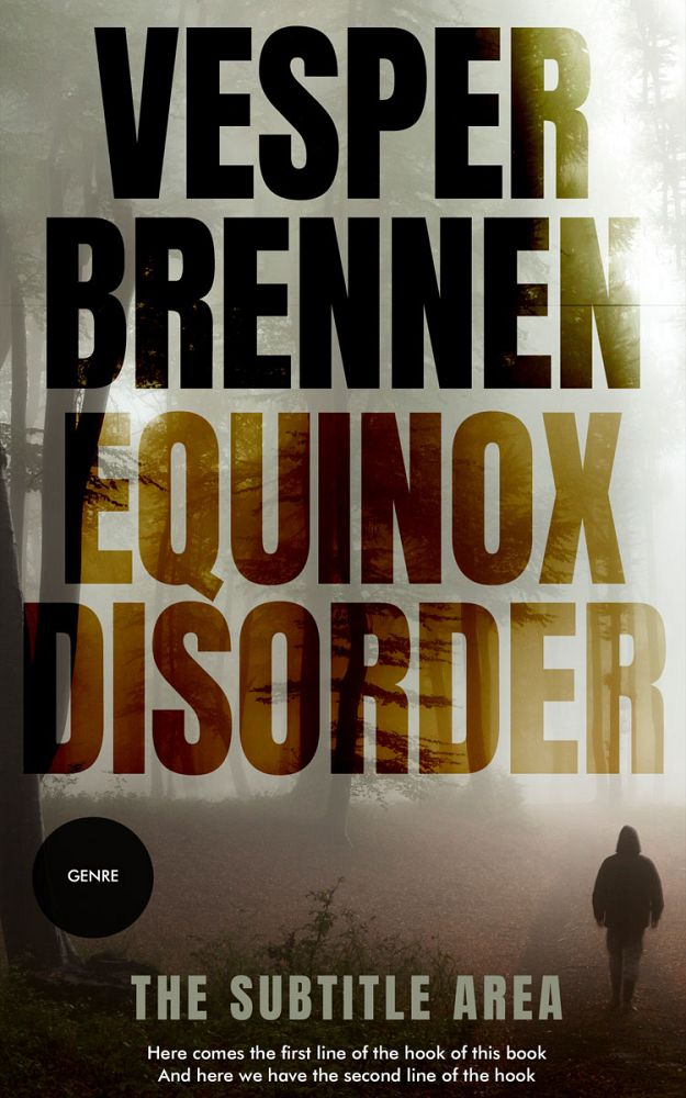 Front view of Eclipse #20050 - Premade Mystery & Thriller & Suspense Book Cover | BookCoverZone