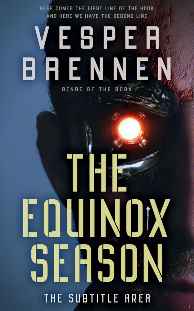 Front view of Ebony Clay #20218 - Premade Science Fiction Book Cover | BookCoverZone