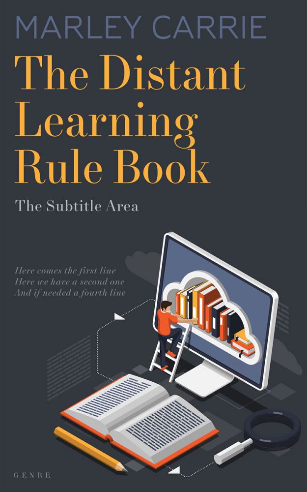 Front view of Tuna #20270 - Premade Education Book Cover | BookCoverZone