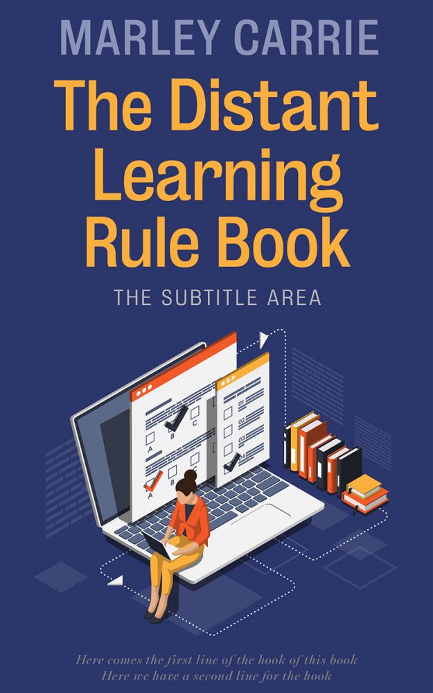 Front view of Rhino #20271 - Premade Education Book Cover | BookCoverZone
