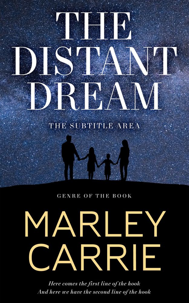 Front view of Ebony #20285 - Premade Family & Parenting Book Cover | BookCoverZone