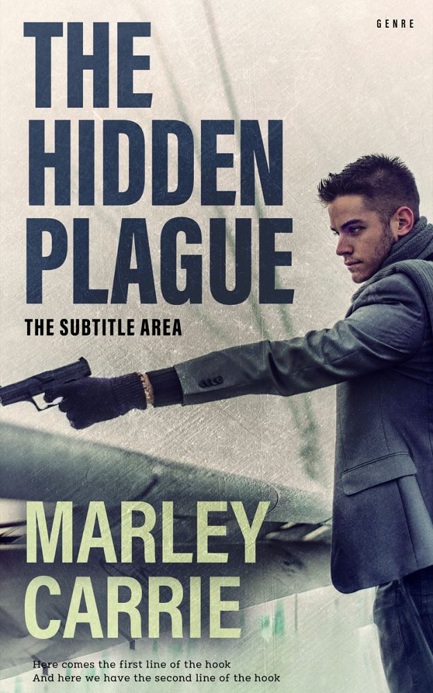 Front view of Ebony Clay #20376 - Premade Action & Adventure Book Cover | BookCoverZone